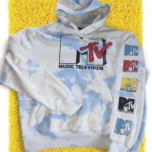 MTV Blue and White Hoodie